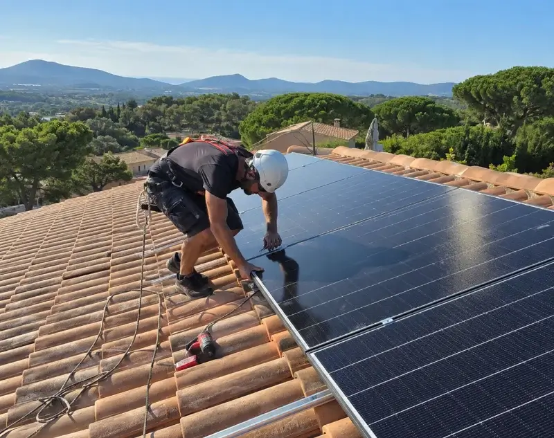 Installateur panneaux solaires Poulx — pose photovoltaïque sur toiture