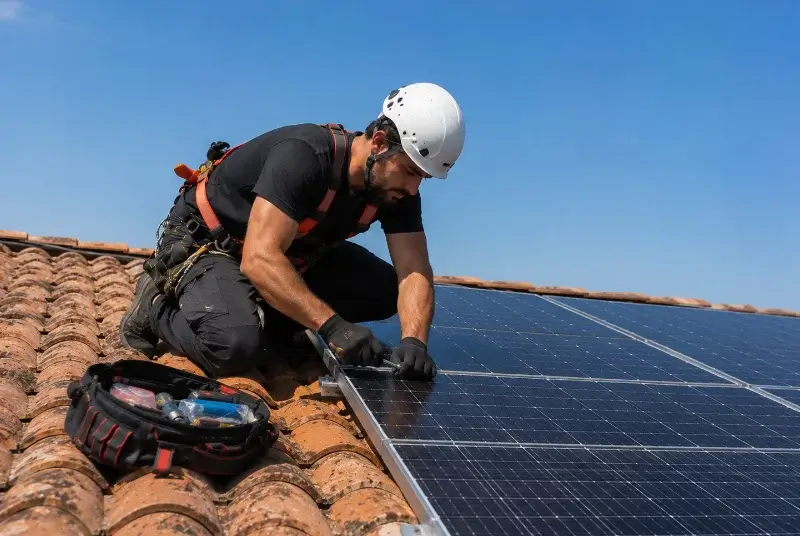 Maintenance et monitoring de panneaux solaires à Poulx