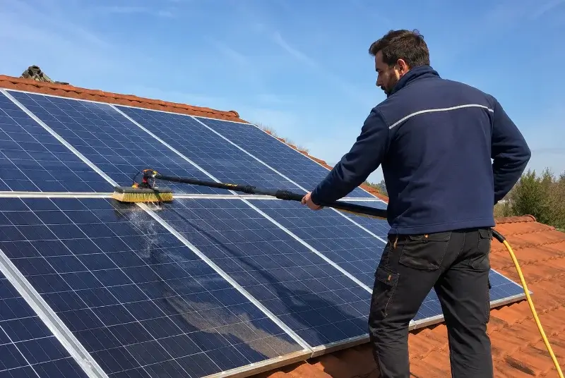 Nettoyage et entretien de panneaux solaires à Poulx